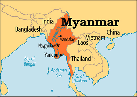 Alerta de la crítica situación en áreas de conflictos en Myanmar